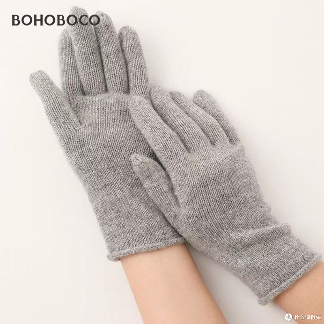 纯山羊绒分指手套✨秋冬女生本命保暖神器｜可触屏还能送礼盒