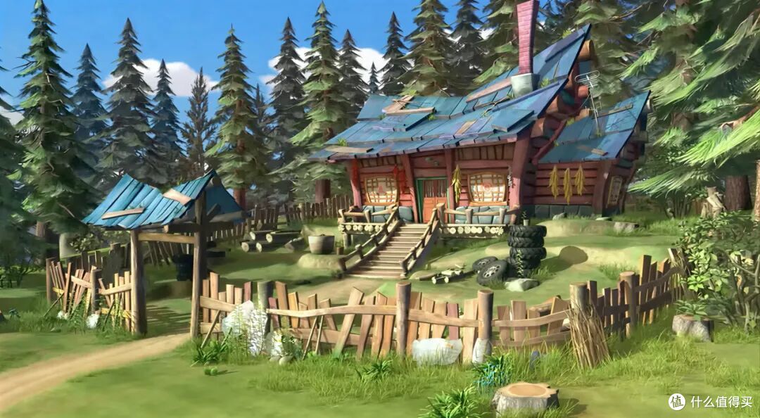 《熊出没》| 光头强的木屋  来源：网络