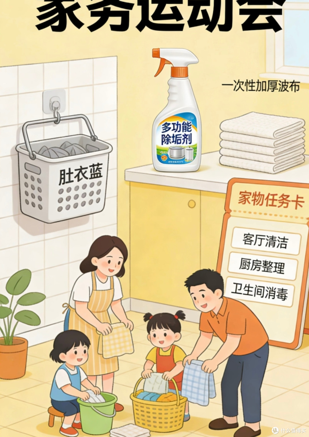 家务运动会:全家齐上阵大扫除