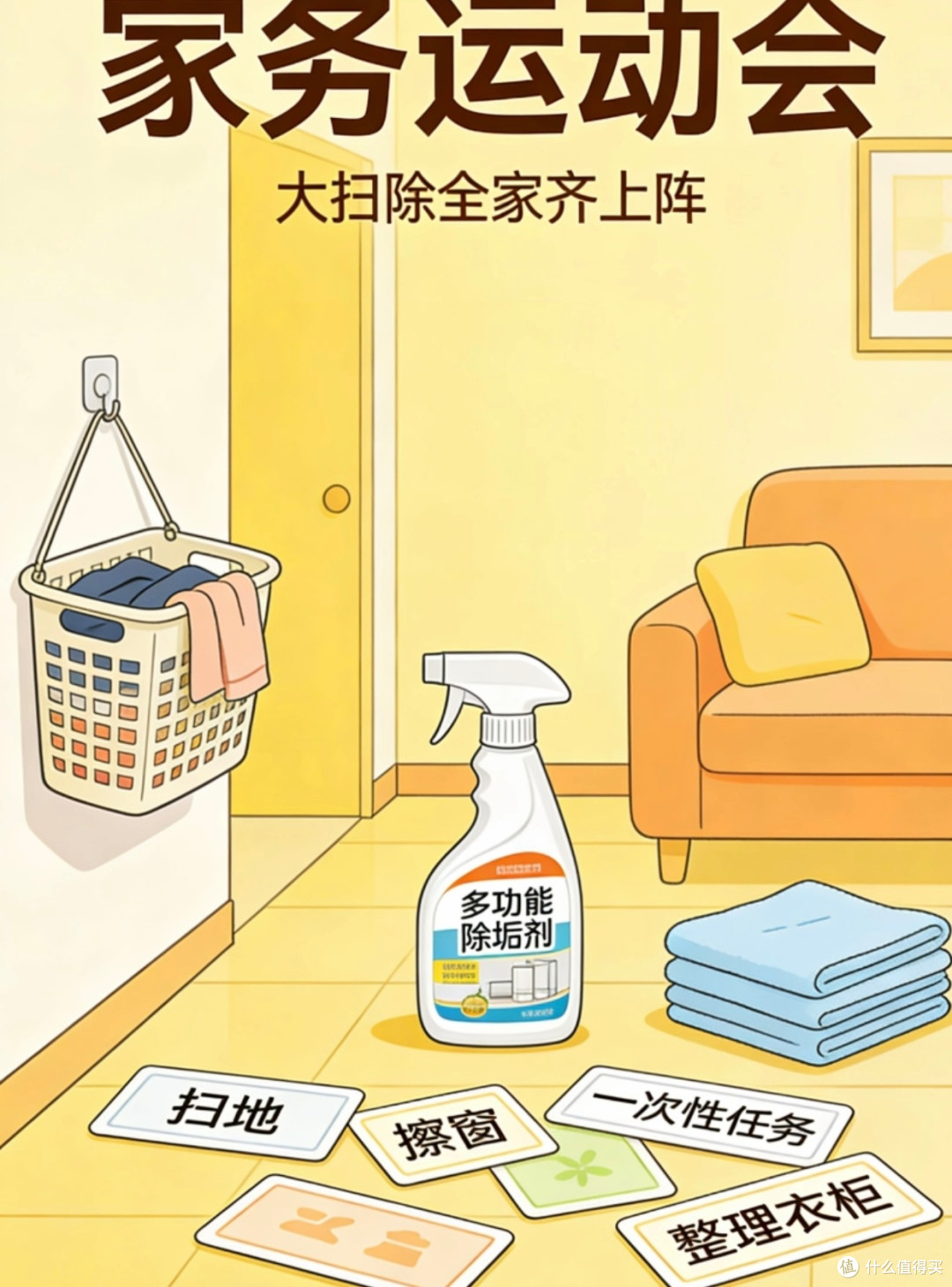 家务运动会:全家齐上阵大扫除