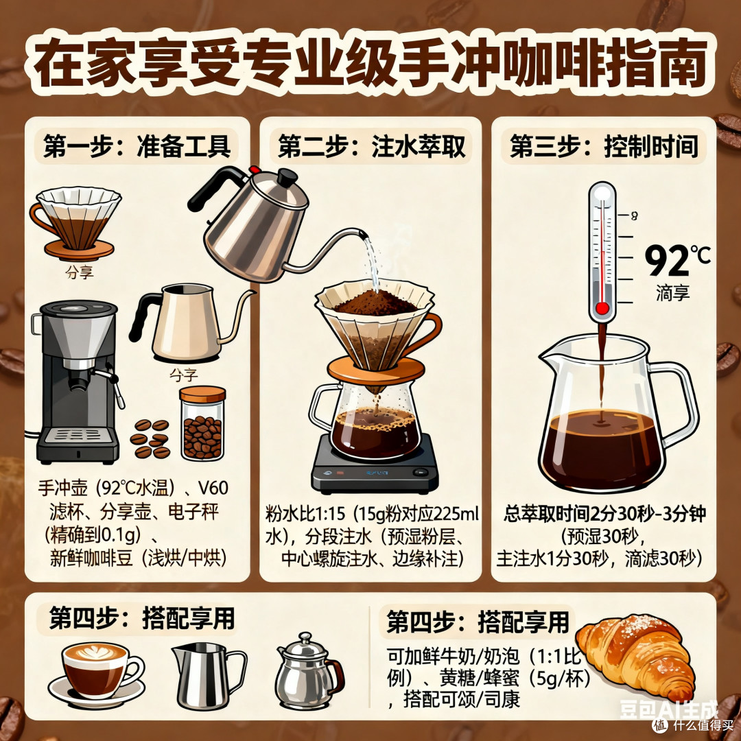 如何在家享受专业级手冲咖啡？