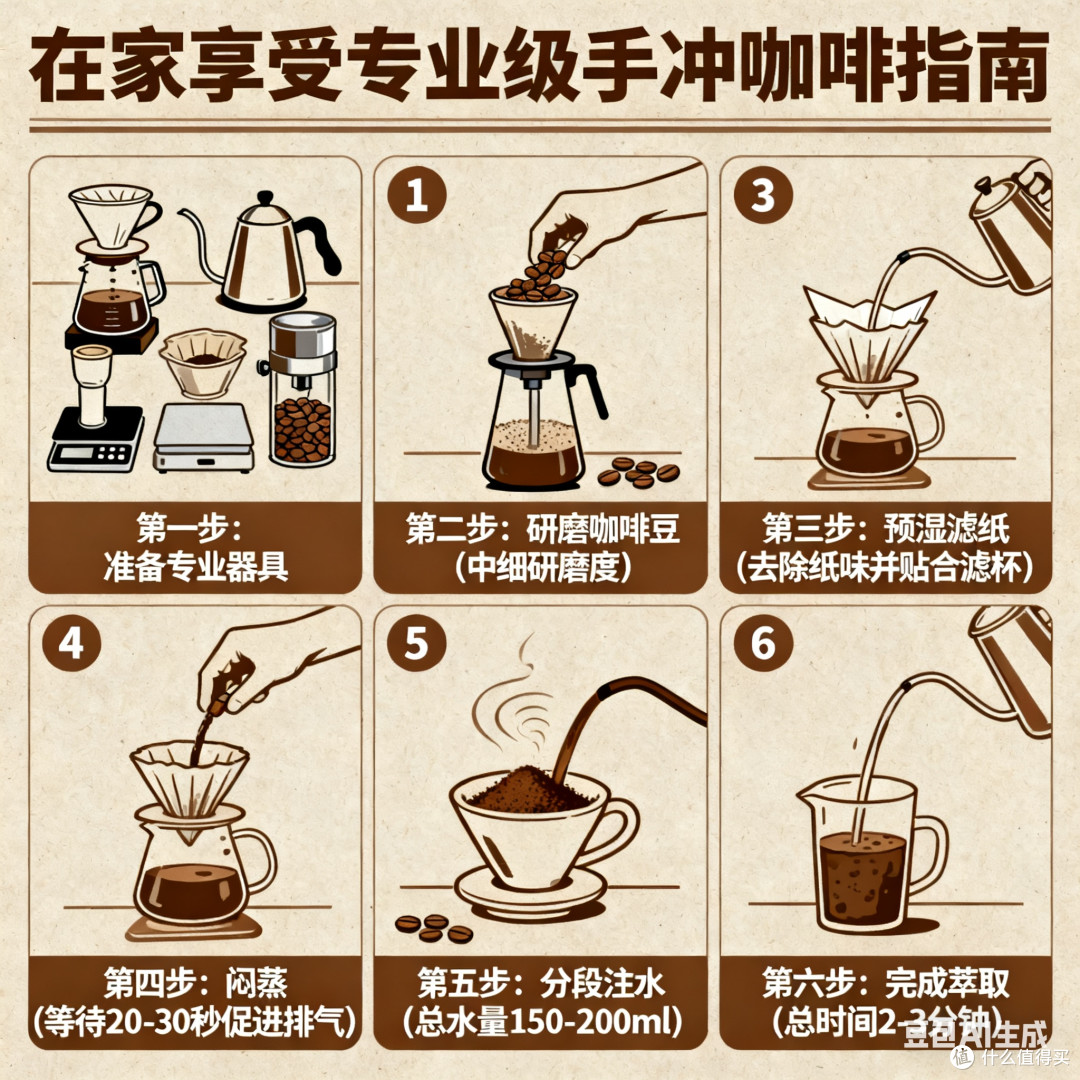 如何在家享受专业级手冲咖啡？
