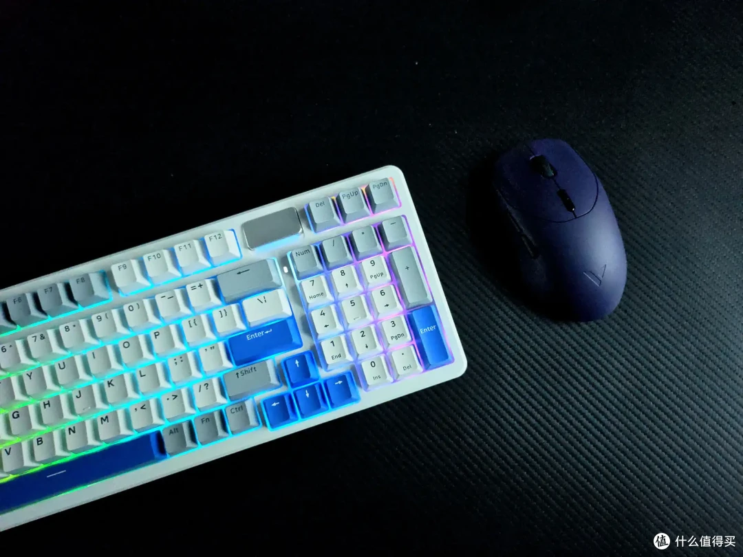 超强续航无线键鼠套装:雷柏VT9 MAX+V700DIY-98长续航版