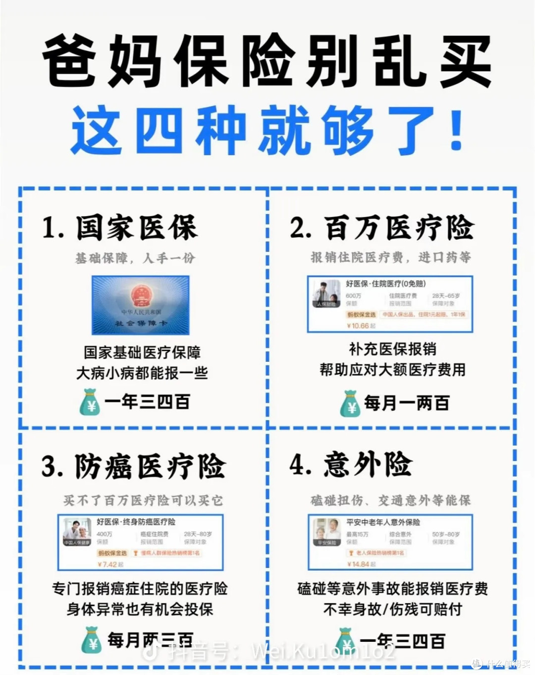告别保险“裸奔”!我家的“四件套”方案,每年不到八千块就配齐