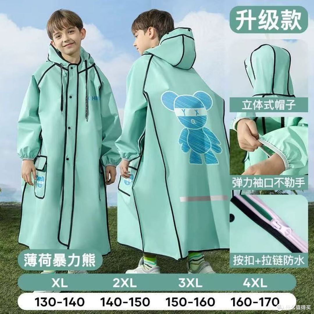 谁懂啊!学生党自行车上学雨衣挖到宝✨