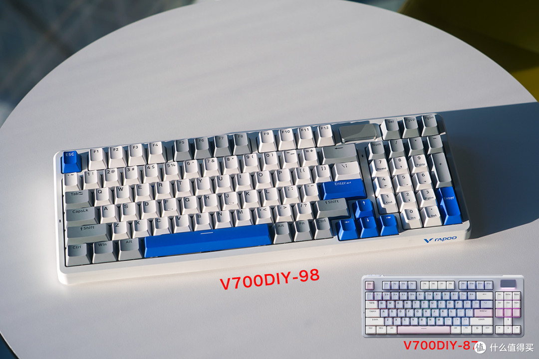 外设旗舰双子星:雷柏V700DIY-98长续航版&VT9最强续航套装测评