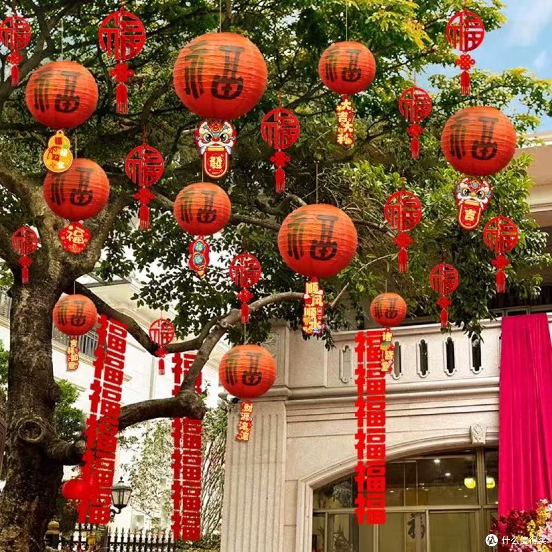 2026 马年氛围感天花板!这串小红灯笼把年味焊在院子里🏮