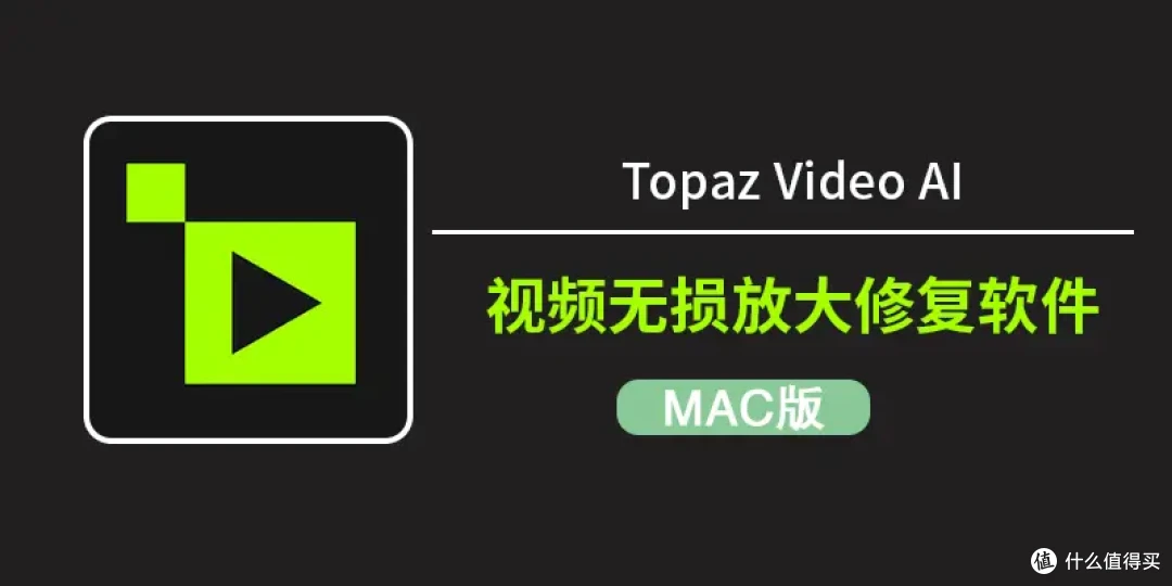 Topaz Video AI Mac 汉化版界面与功能展示