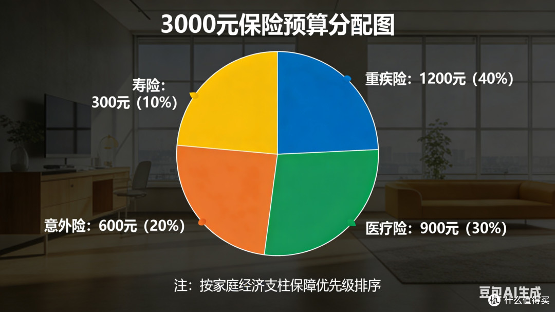 「三口之家」：如何用3000元/年预算，配齐核心保险