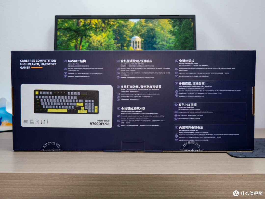 雷柏VT9 MAX鼠标 + V700DIY-98长续航版无线键鼠套深度体验