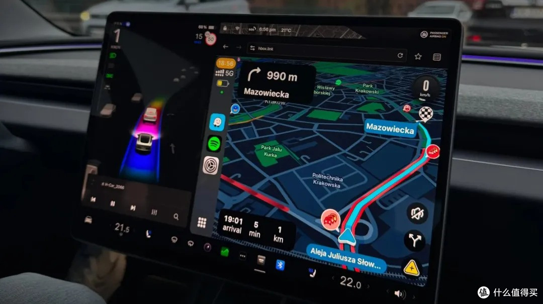 特斯拉即将支持苹果CarPlay,仅用2/3屏,绝不碰车辆核心功能