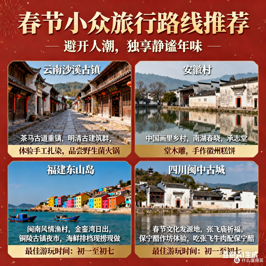 春节出游不挤?这些冷门景点等你来!