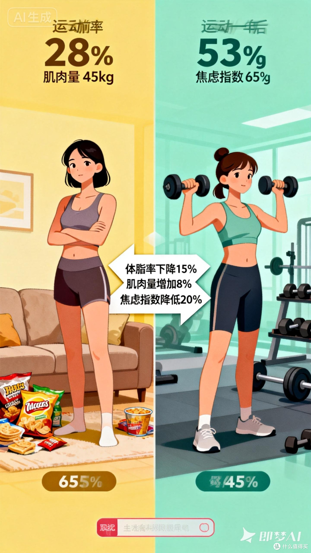 运动一年带来的身心改变