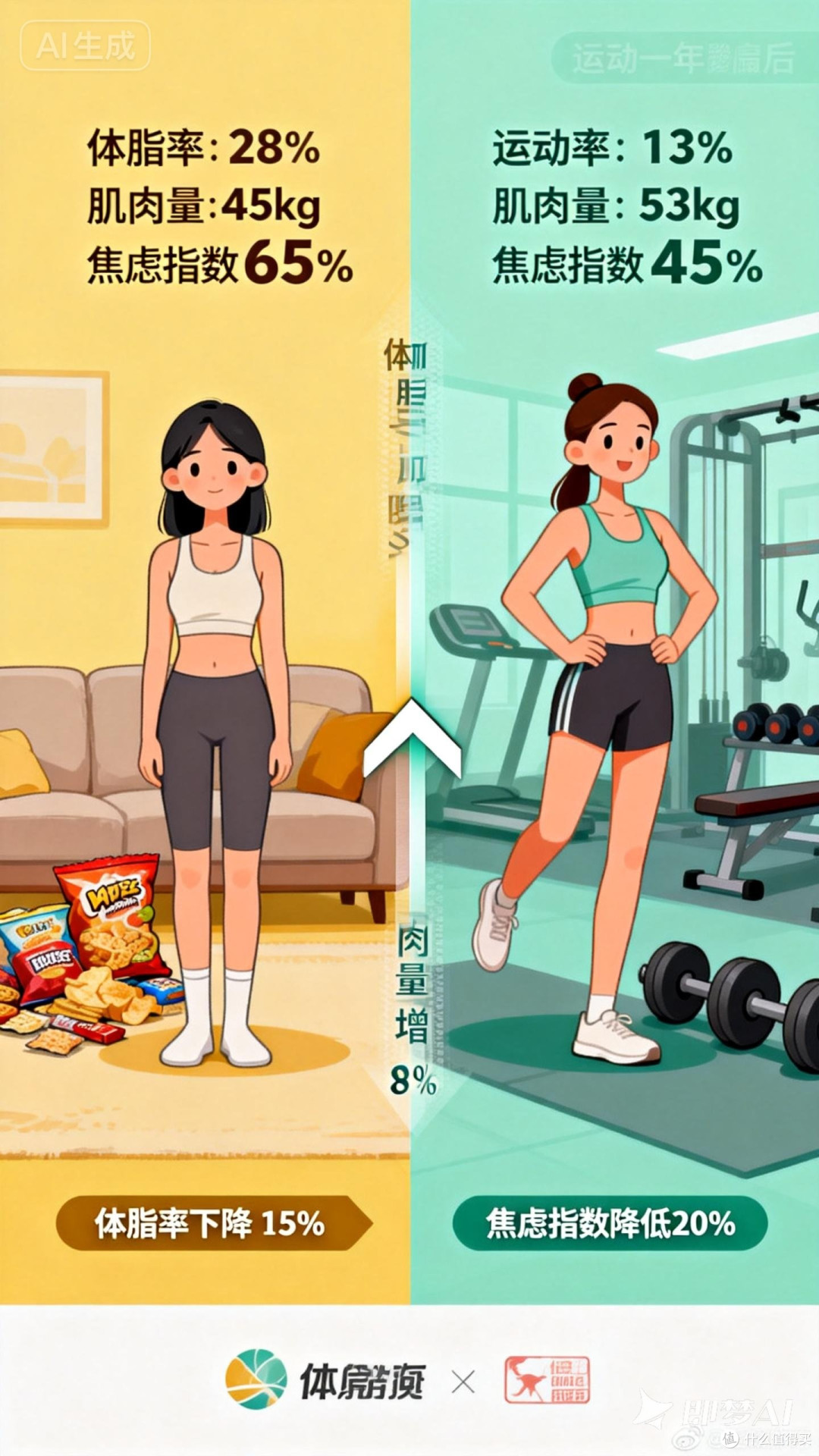 运动一年带来的身心改变