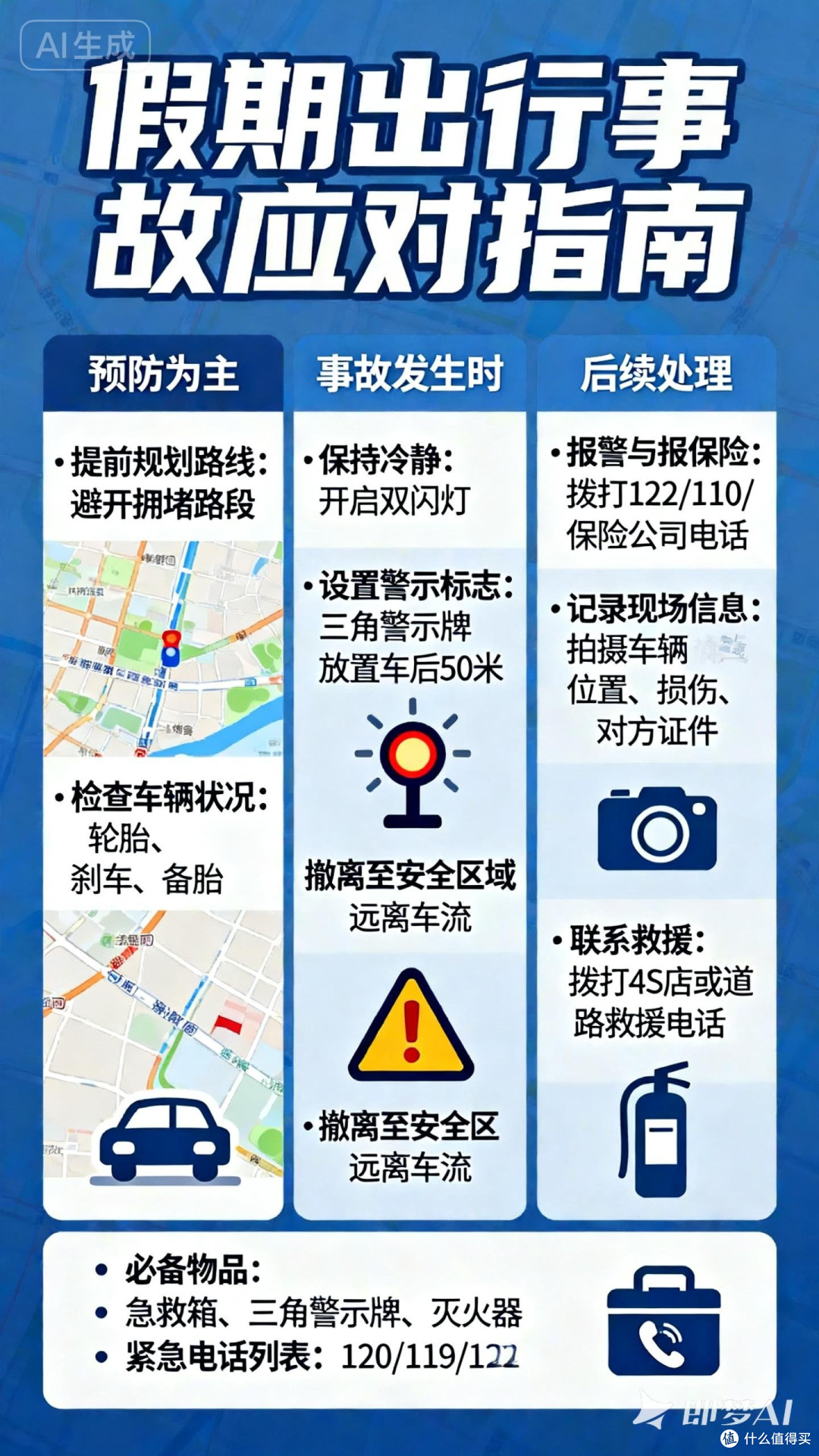 如何应对假期出行中的事故