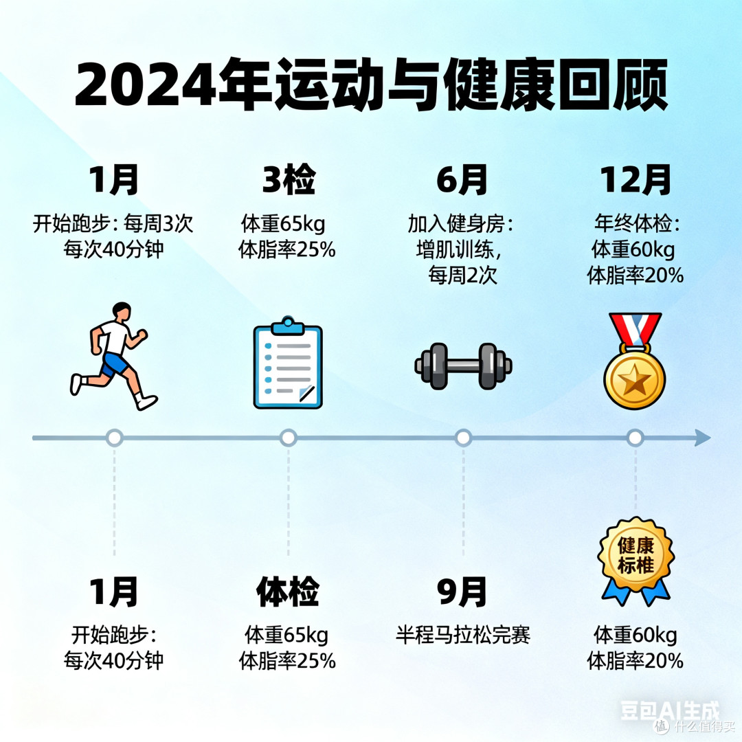 回顾一年运动与身体健康