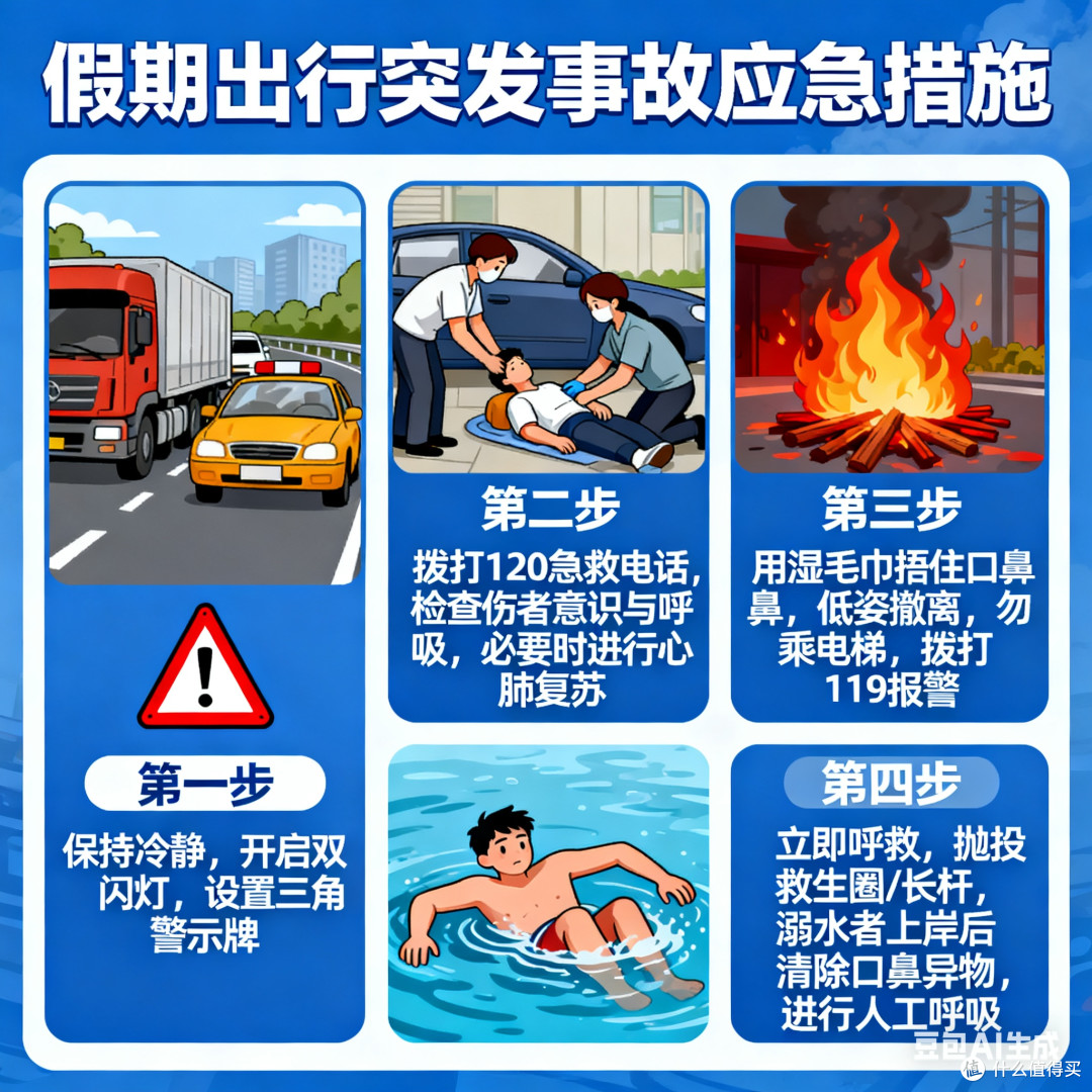 假期出行遭遇突发事故的应急措施