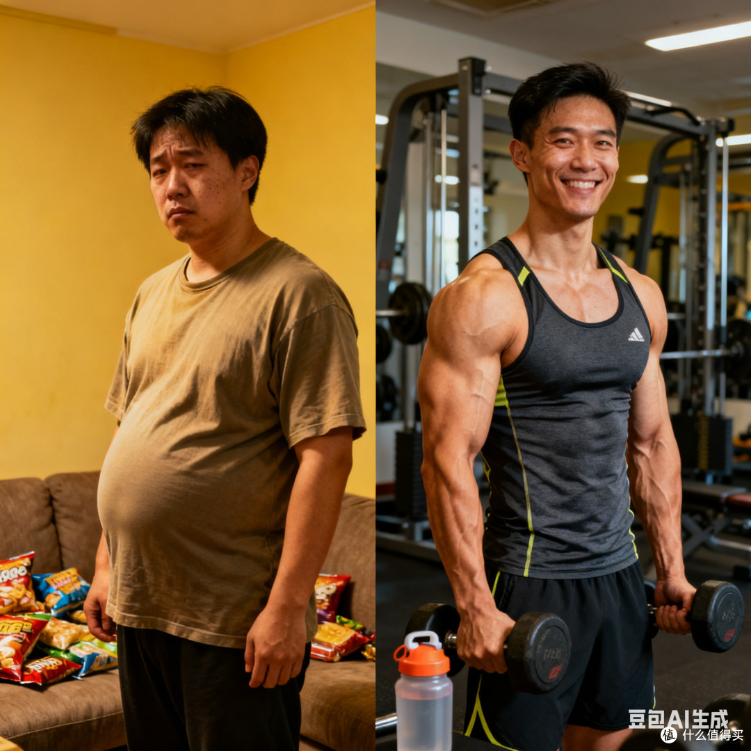 运动一年,身体状况改善显著