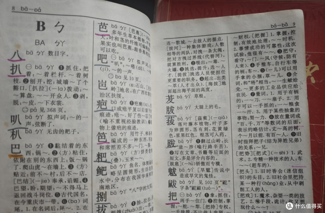 旧字典中的成长与回忆