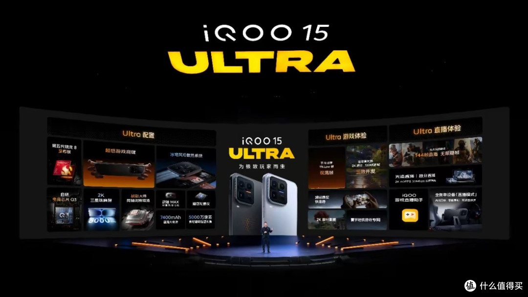 行业首款性能Ultra iQOO 15 Ultra正式亮相,到手价4999元起