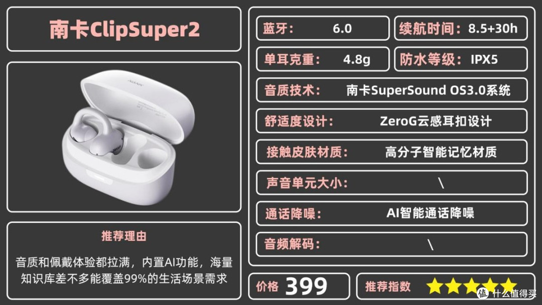 夹耳式耳机的优缺点是什么？2026夹耳式蓝牙耳机推荐