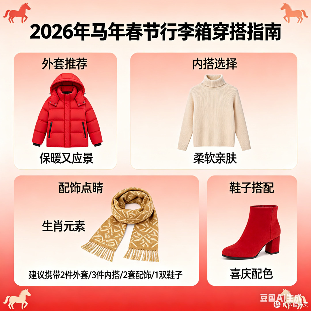 春节行李箱穿搭指南