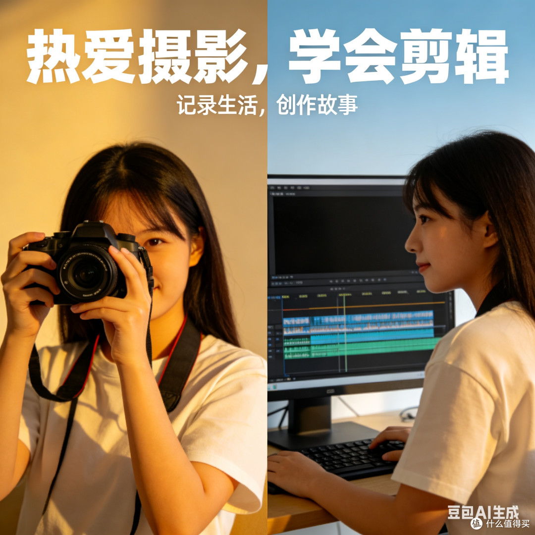 热爱摄影，学会剪辑