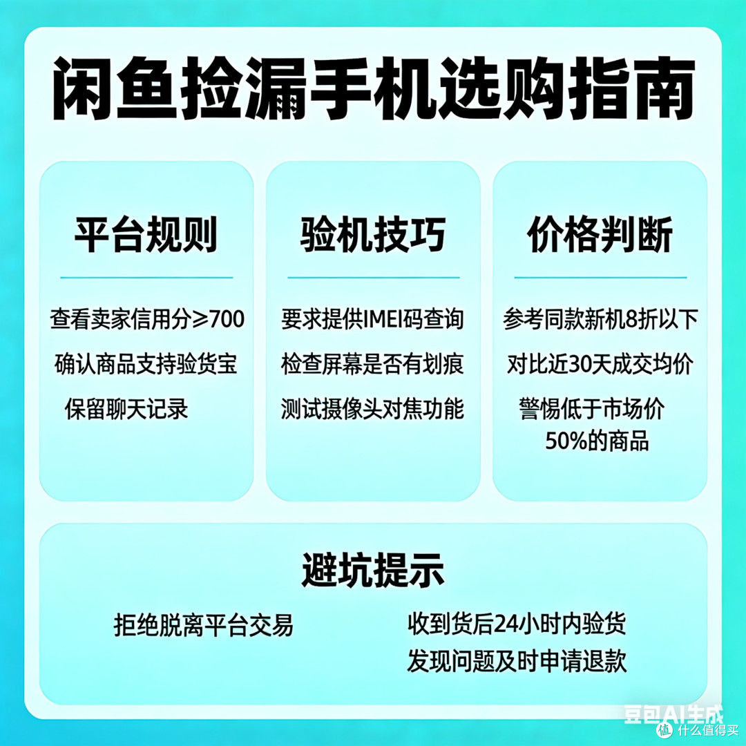 闲鱼捡漏手机选购指南