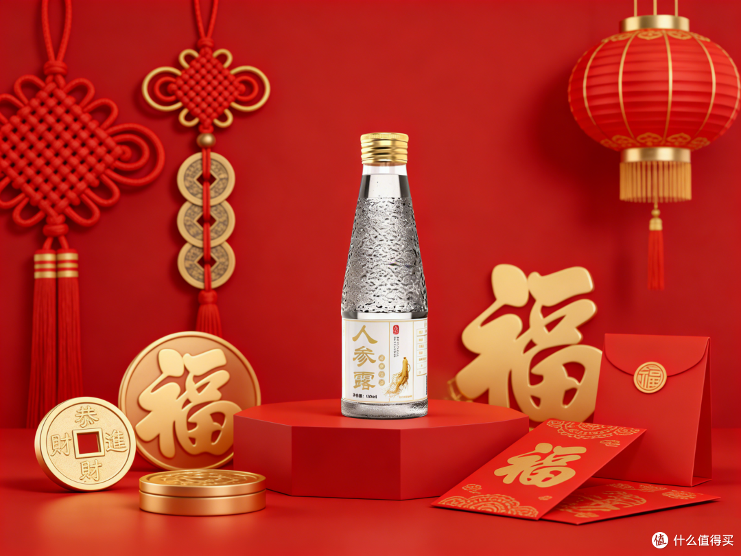 元气联萌人参露礼盒 —— 年货里的养生新风尚!