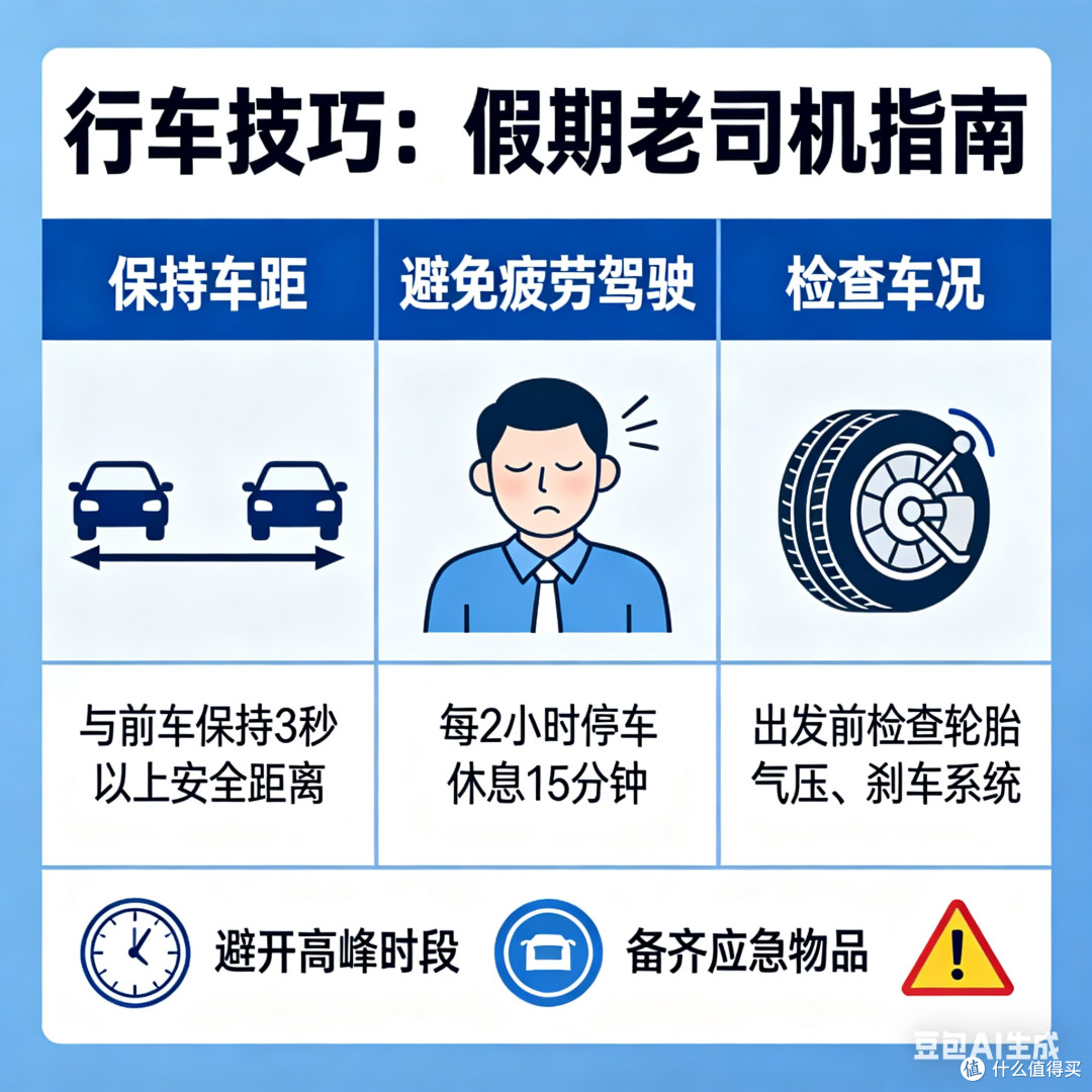 行车技巧:假期老司机指南