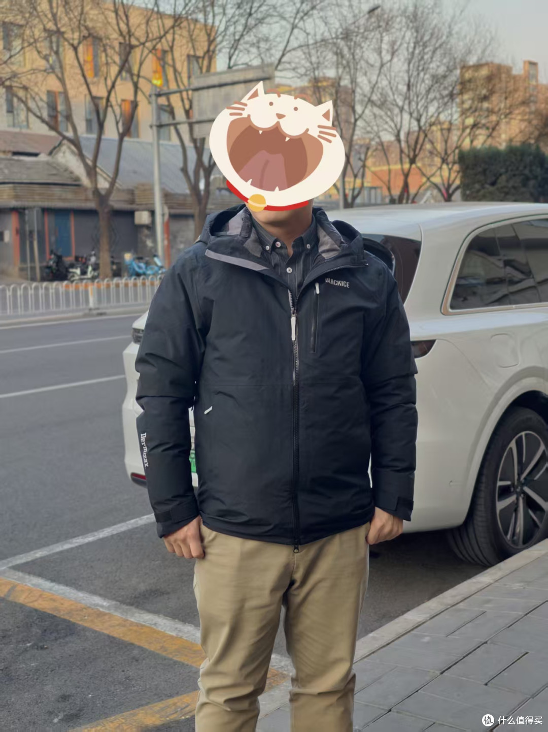 男士户外硬核装备!黑冰800 蓬鹅绒三合一冲锋衣,防风耐磨又防水
