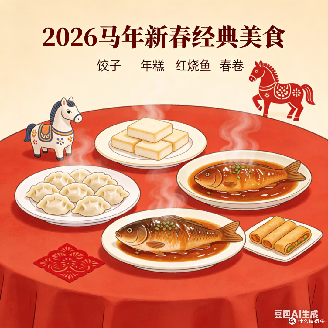 新春餐桌上的经典美食