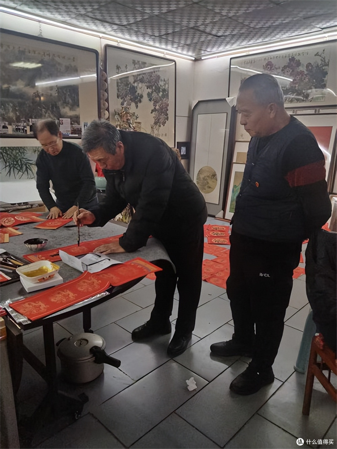 唐山市开平凤凰花卉田野画苑举办迎新纳福书画家笔会话动