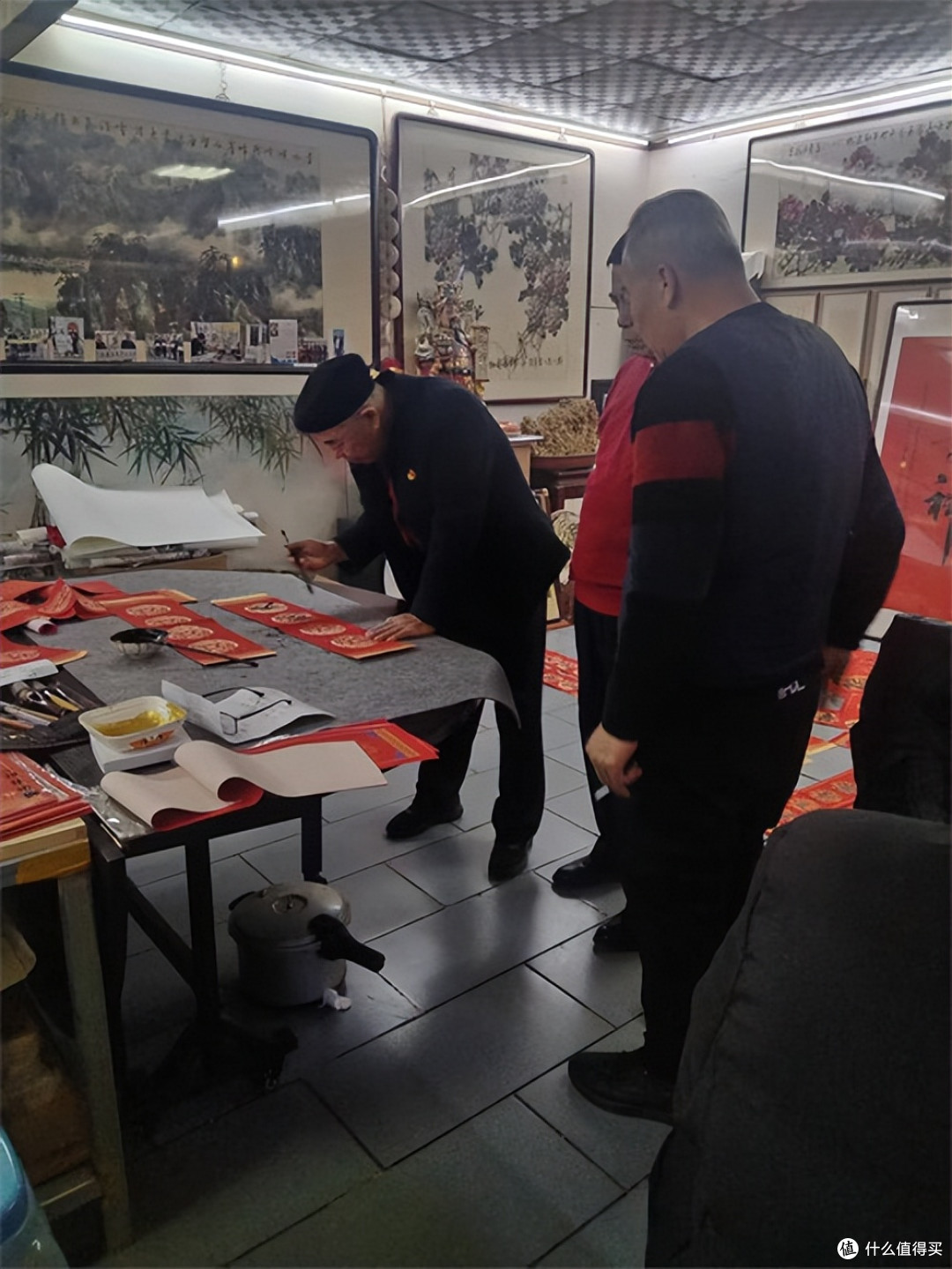 唐山市开平凤凰花卉田野画苑举办迎新纳福书画家笔会话动