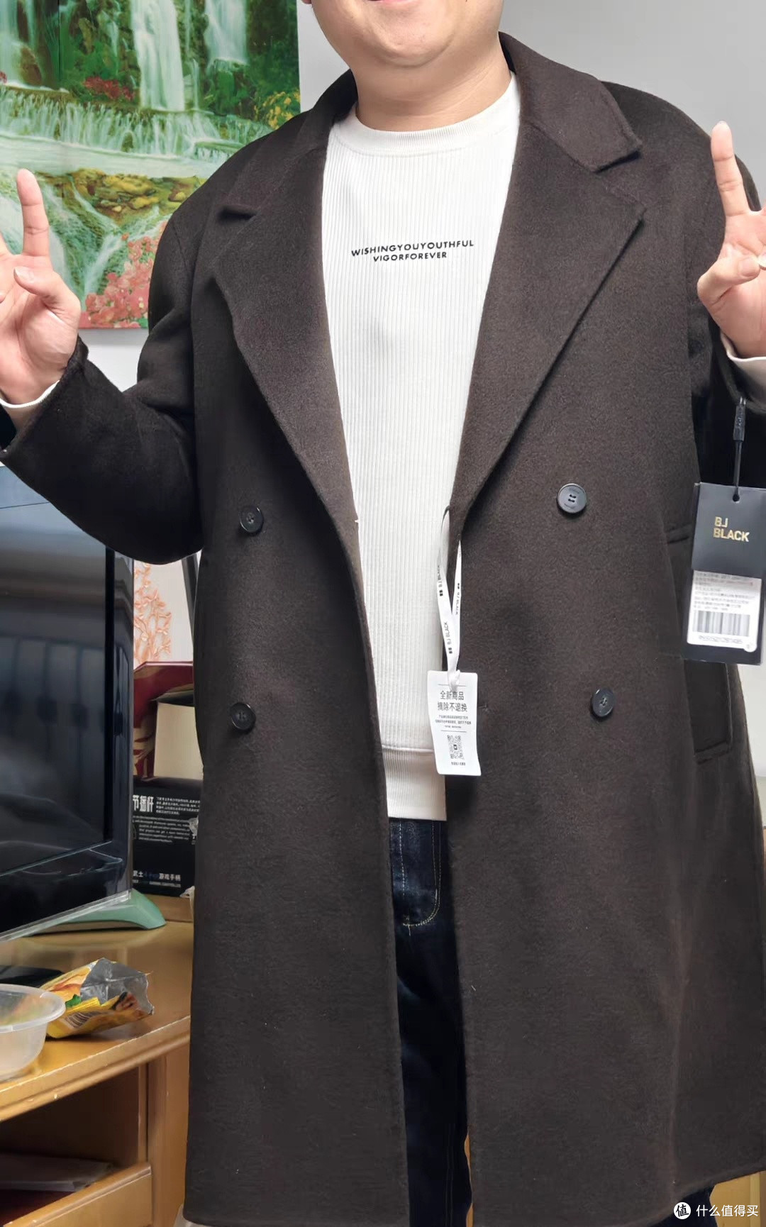 伯爵卓尔双面呢大衣：春节返乡的温暖铠甲