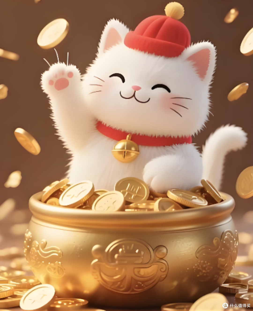 女子拜财神后,财神显灵家里冒出钱,监控一查:竟是自家橘猫干的