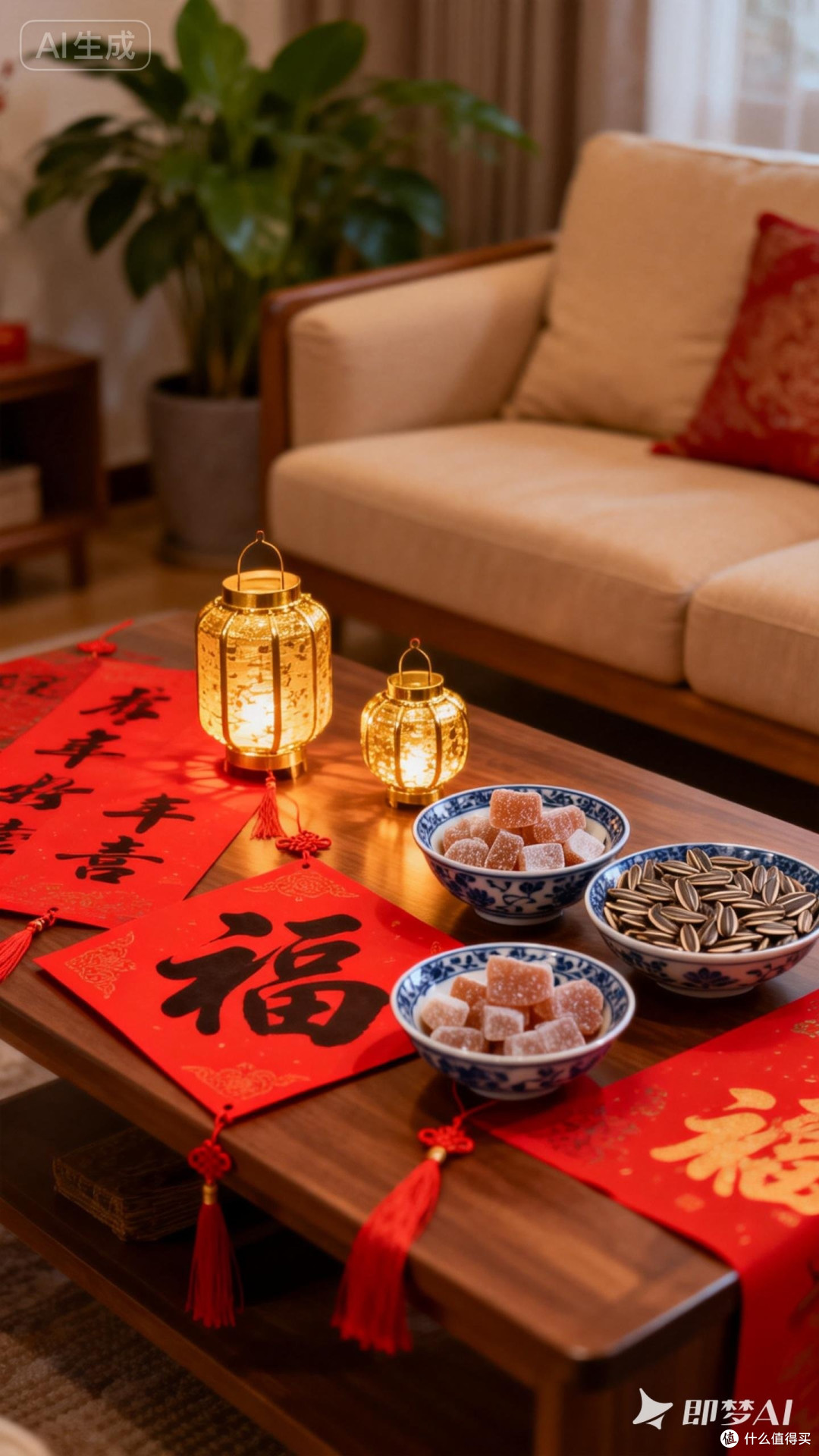 茶几上的新年记忆