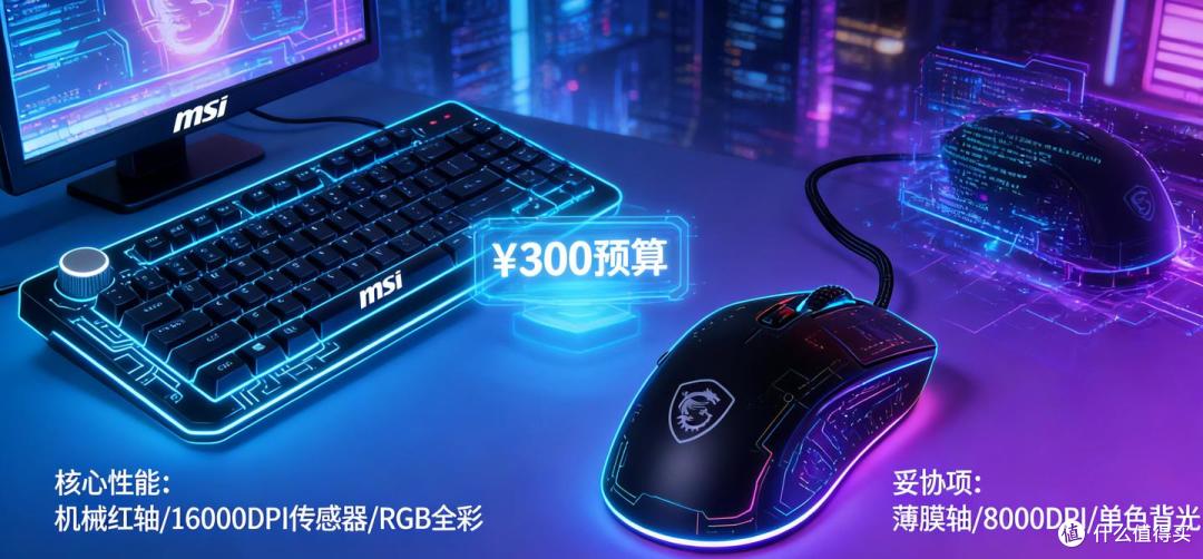 明明无线更自由,为何有线不犯愁?微星GK320+GM330来说明一下!