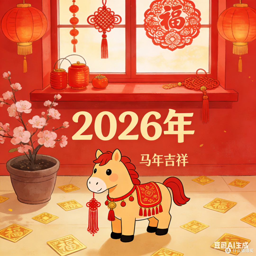 大红窗台,过年气氛到位?