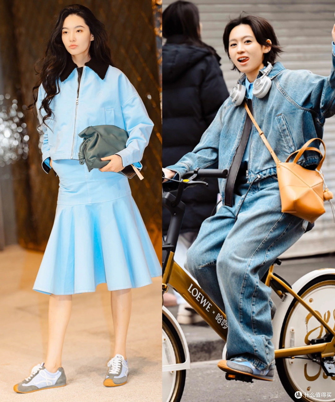 现在德训鞋不兴Samba、鬼塚虎了!大家都在穿Loewe,回头率非常高