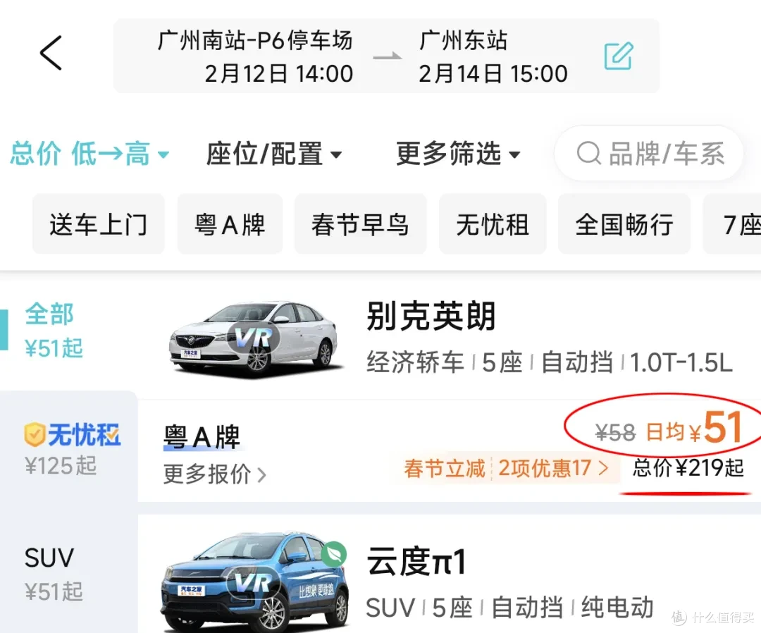 旺季租车自驾的“省钱大法”:20万的纯电SUV,日租一百来块
