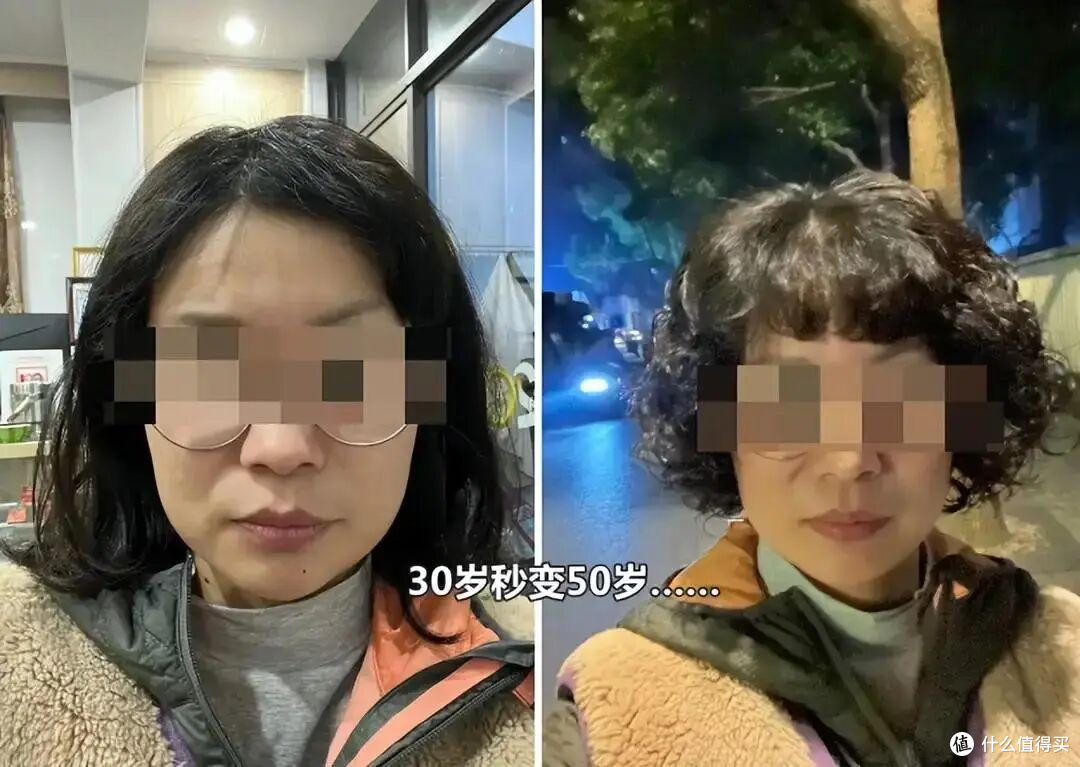 为什么劝你在“年前别烫发”?看完这些对比以后:瞬间老了十岁!