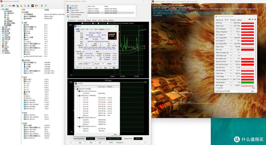 运行高效,质保独一档,微星PRO A1000PL PCIE5白金全模电源评测