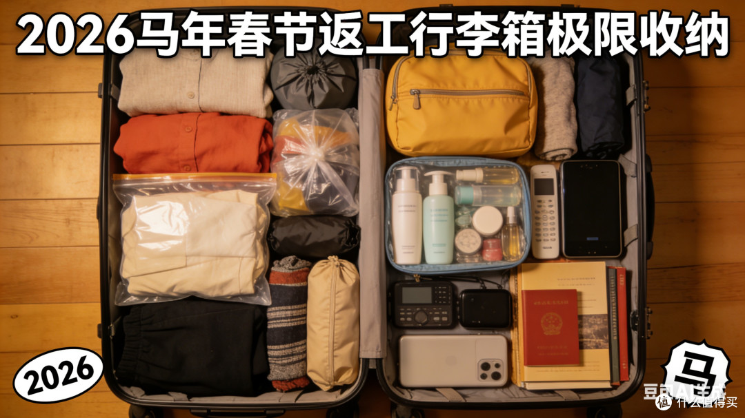 家务即运动,燃脂焕新家!春节返工行李箱极限收纳法