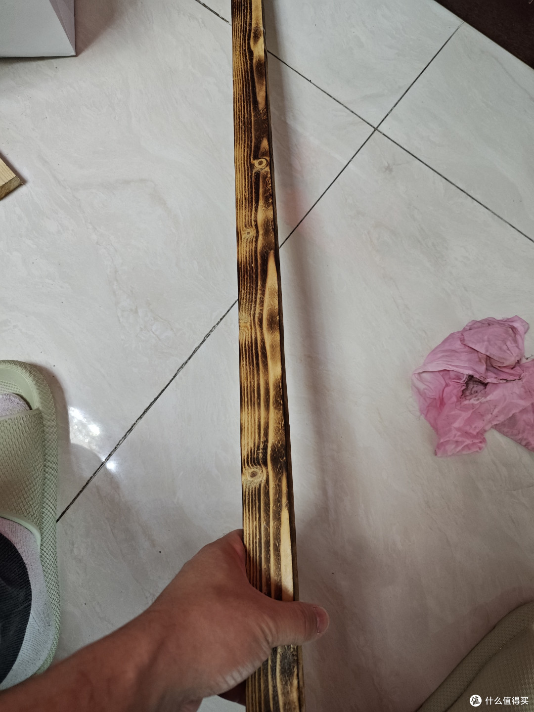 假期最后一天,做了个木棍挂东西