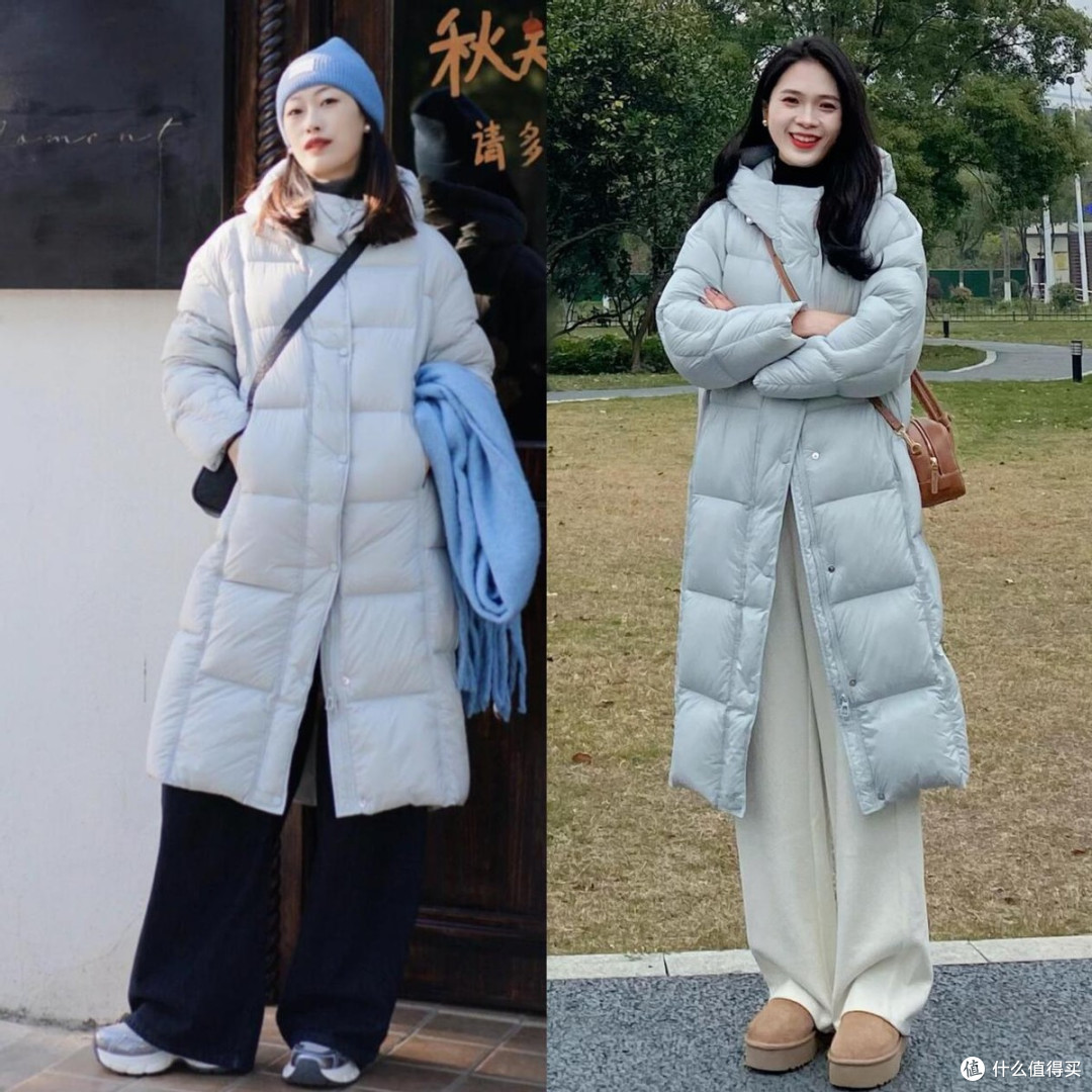 羽绒服+阔腿裤,冬春换季这样穿搭,真的美爆了,显瘦减龄又高级