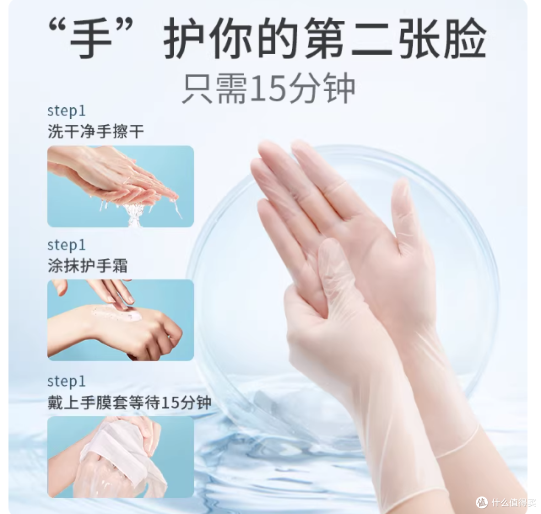 睡觉也在养出贵妇手！可触屏一次性手膜手套，懒人护肤封神✨