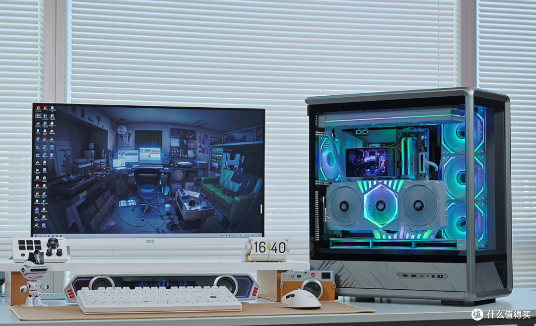 26年3月2.7W游戏顶配装机:98X3D+技嘉X870E+5080HOF+乔思伯D401