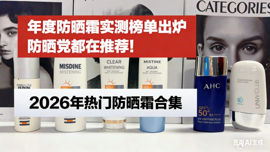 2026防晒风向标:防晒霜品牌排行榜前十名+肤质匹配攻略