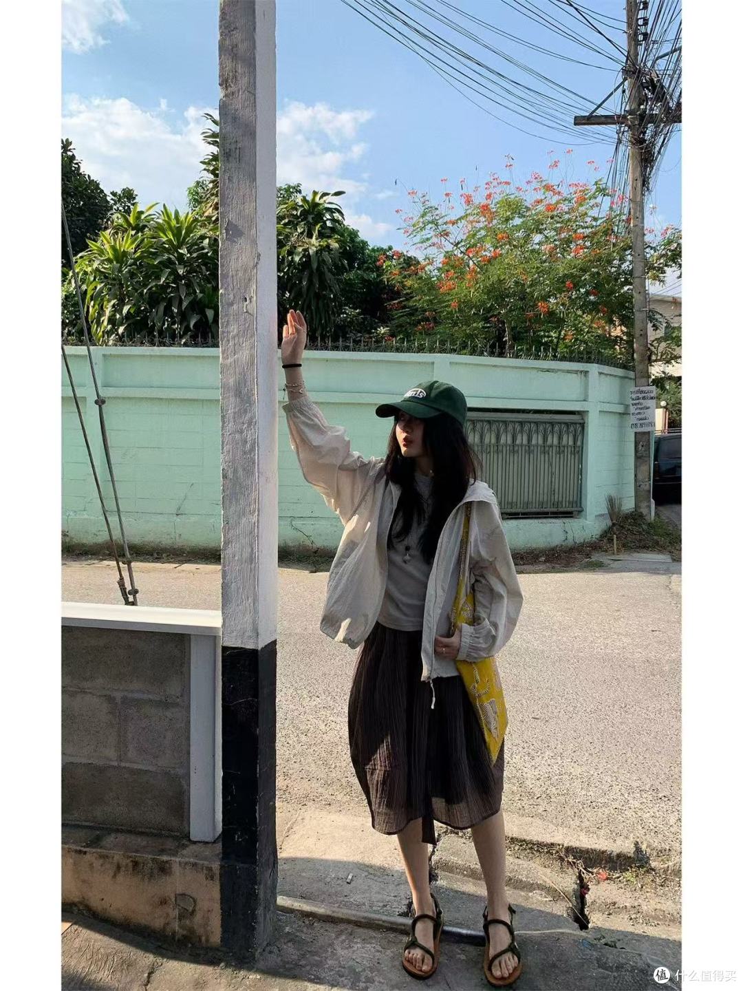150-158cm 闭眼入|一三良品棕色复古条纹半身裙,小个子本命半裙